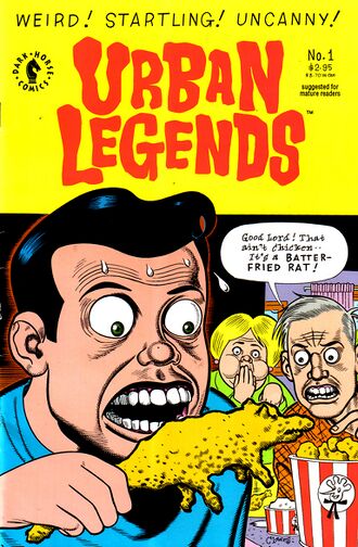 The cover of Urban Legends #1 by Dan Clowes