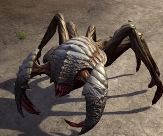 A Rockclaw Grub in Godzilla x Kong: Titan Chasers