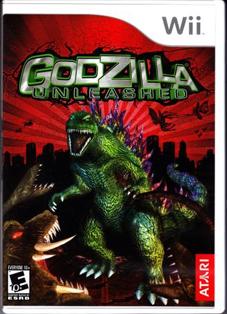 North American Godzilla: Unleashed Wii box art