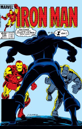 Cover of Iron Man #196 by Rich Buckler