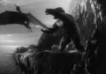 King Kong battles a Pteranodon to save Ann Darrow