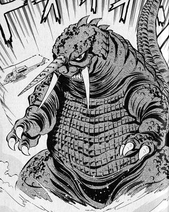 Sea Baragon in Kodansha's Godzilla Manga