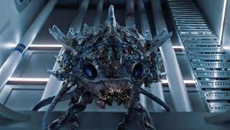 A Scarab in Monarch: Legacy of Monsters. This image has been flipped and brightened for clarity