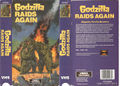 Video Treasures Godzilla Raids Again VHS cover