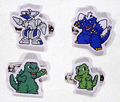 Godzilla vs. SpaceGodzilla pins