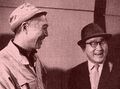 Tsuburaya with Ishiro Honda