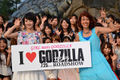 GIRL meets GODZILLA event held by Toho to get young women interested in seeing Godzilla