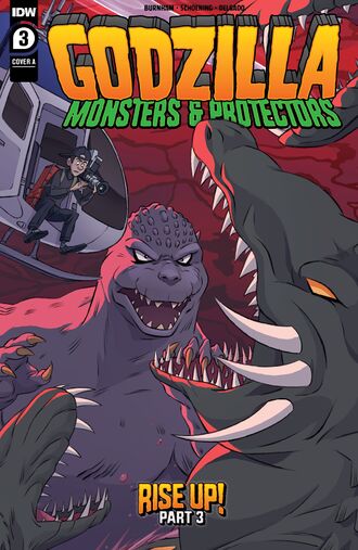 Cover A of issue #3 by Dan Schoening