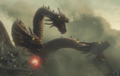 King Ghidorah featuring an Angel core in the trailer for P Godzilla vs. Evangelion: G Cell Awakening