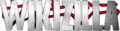 Wordmark with Wikizilla's Japanese spelling, ウィキジラ, in the background, based on the title wordmark from Japanese posters for Godzilla (2014)