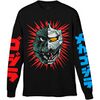 Godzilla/ Mechagodzilla long sleeved sweatshirt (black)