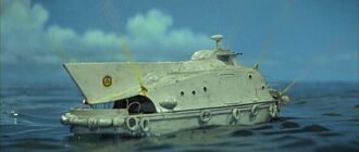 A Red Bamboo ship in Ebirah, Horror of the Deep