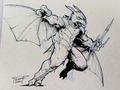 Rodan x Raphael concept art by Fero Pe