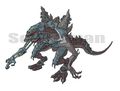 Concept art for Cyber Godzilla