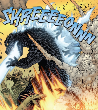 Godzilla in issue #5