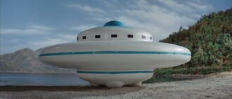 An Xilien UFO in Invasion of Astro-Monster