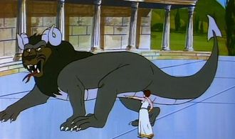 The Chimera in the Godzilla episode "The Island of Lost Ships"