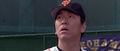 Hideki Matsui watches as Kiryu is airlifted to confront Godzilla
