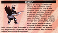Gigan's bio from page 25 of the Godzilla: Unleashed instruction manual booklet
