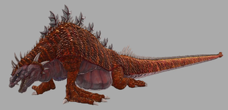 Godzilla Amphibia in Godzilla Singular Point