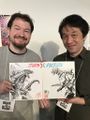 Matt Frank with Shinji Nishikawa