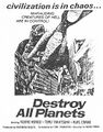 U.S. Destroy All Planets ad