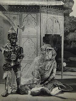 Sita and a palace guard (Ramayana)