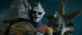 Megalon and Gigan gang up on Jet Jaguar