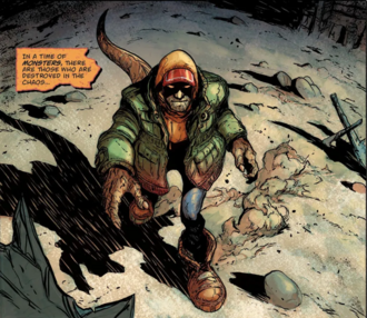 The Wanderer in Godzilla: Escape the Deadzone #1