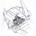 Kiryu's damaged eye concept art