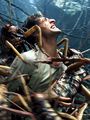 Jack Driscoll is swarmed by Weta-rexes in King Kong (2005)