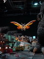 Behind the scenes of Mothra's battle with Godzilla in Yokohama
