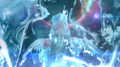 Magma Hedorah encased in ice