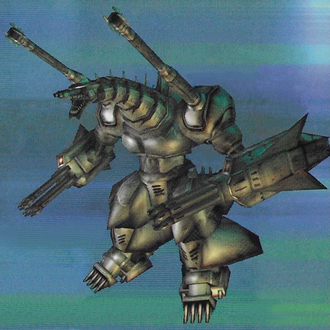 An SMG-IInd render from Godzilla Generations: Maximum Impact