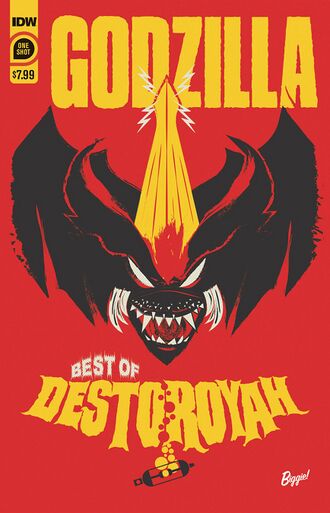 The cover of Godzilla: Best of Destoroyah by James Biggie