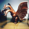 Metallic orange King Ghidorah