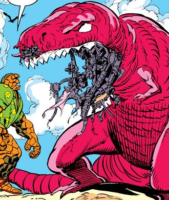 The robotic Devil Dinosaur in The Thing #31