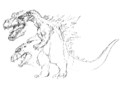 Godzilla concept art