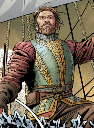 Sir Francis Drake in Godzilla: Here There Be Dragons