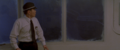 The watchman is shocked as the missing Hokkai Maru No.3 glides past him