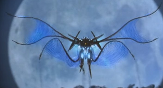 Iris' flying form in Gamera 3: Revenge of Iris