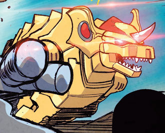 Yellow Baragon Kaiju Zord