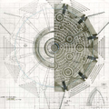 Xilien Mothership main hall concept art