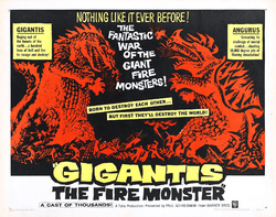 Gigantis, the Fire Monster half-sheet poster