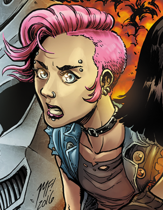 Kristina Sumres as she appeared as a member of the Kaiju Watchers