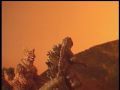 Godzilla marches past King Caesar