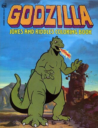 Godzilla Jokes and Riddles Coloring Book