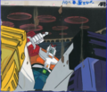 Rainbow Seven episode 22 animation cel