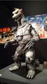 The preserved Showa Mechagodzilla 2 suit on display at the Hideaki Anno Exhibition