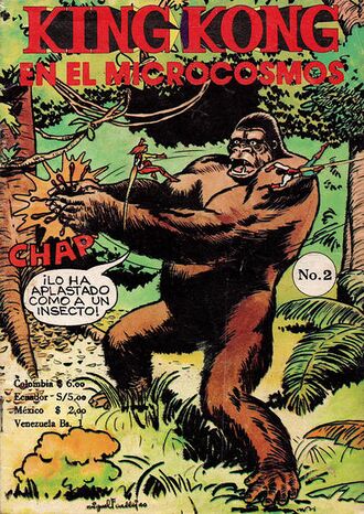 The cover of King Kong in the Microcosmos #2